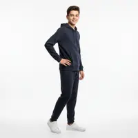 سروال بقلنسوة قطني أزرق للشباب 1