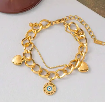 اسوارة لون ذهبي