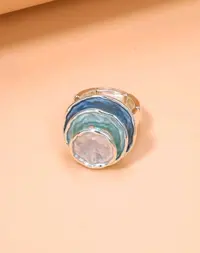 خاتم لون فضي 4