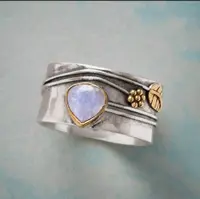 خاتم لون فضي عتيق 1