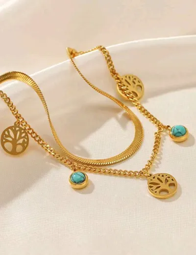 اسوارة لون ذهبي