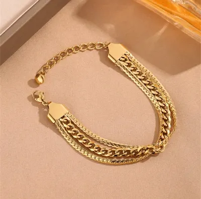 اسوارة لون ذهبي