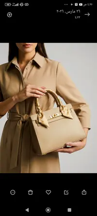 شنطة لون بيج 2