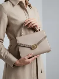 شنطة لون بيج 2