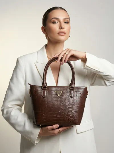 شنطة لون بني