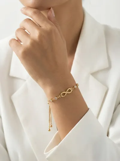 اسوارة لون ذهبي