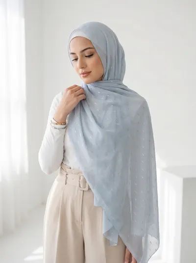 شال مقصب
